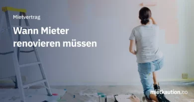 Wann Mieter renovieren müssen